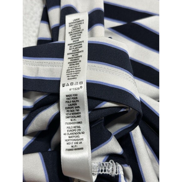 Baltimore Miami Coral Gables RLX Ralph Lauren Golf Polo Shirt Size Medium Stripe - Picture 9 of 10
